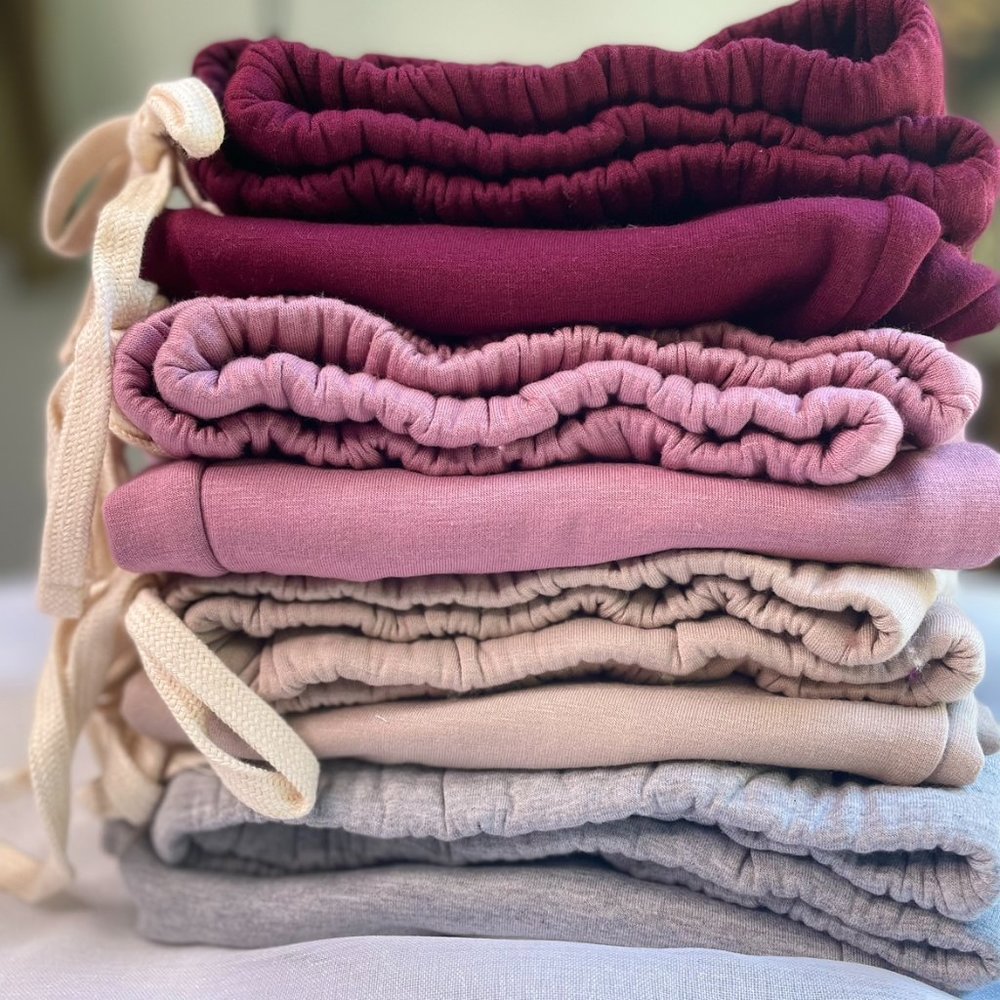 Zenana Joggers (Burgundy)